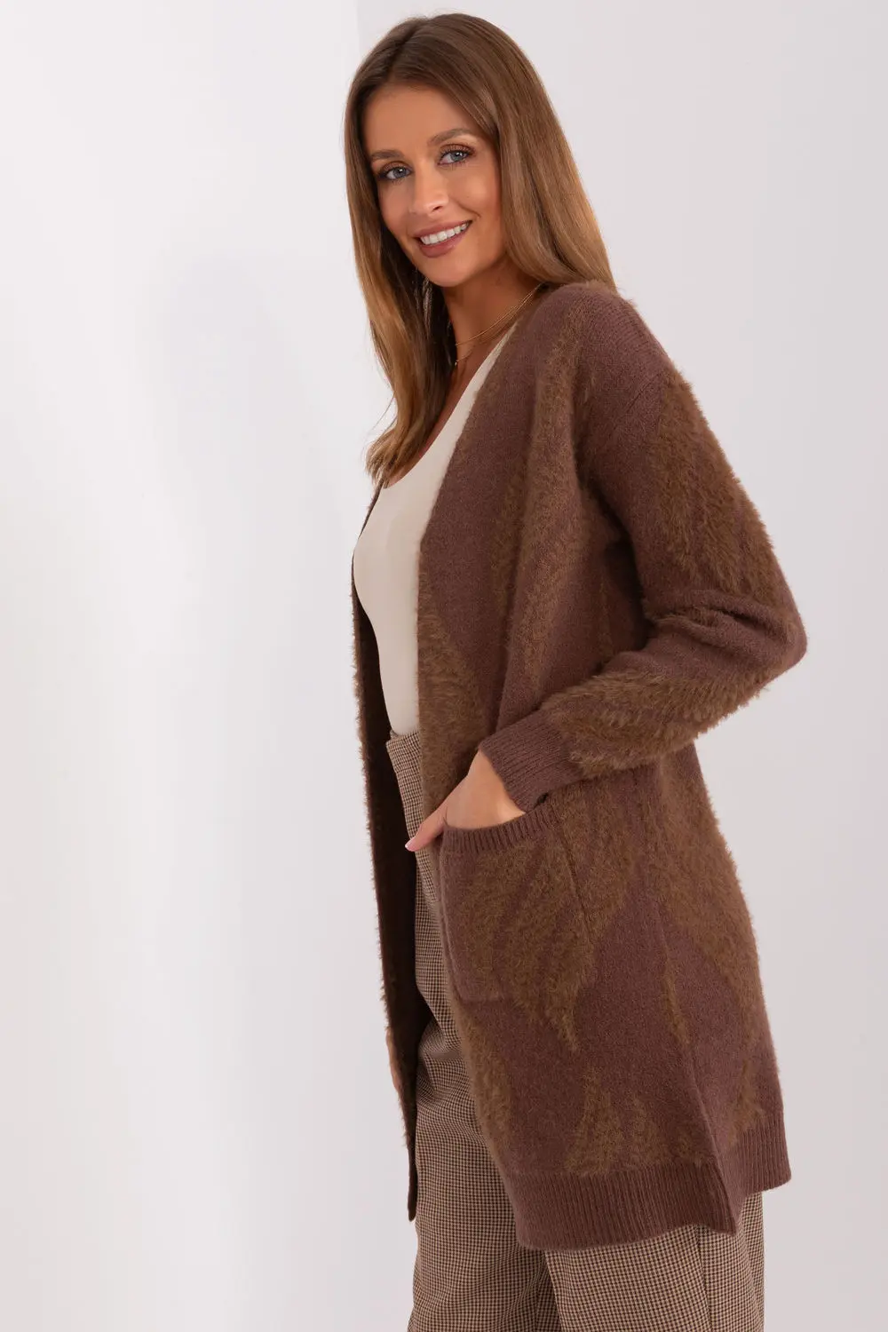 Cardigan brun – Image 3