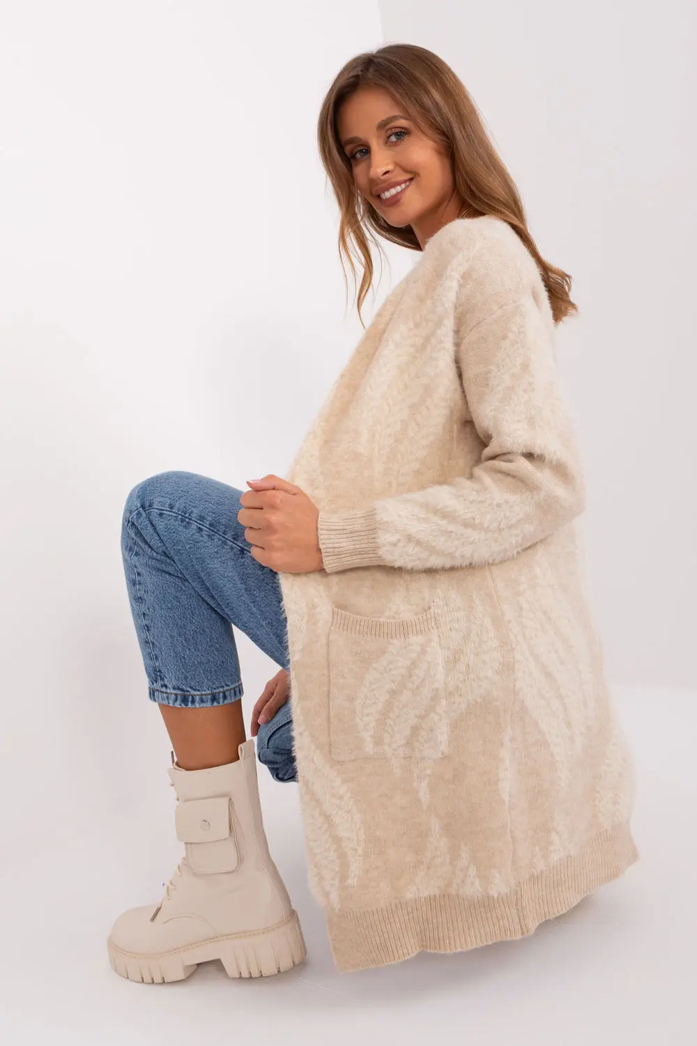 Cardigan beige – Image 2