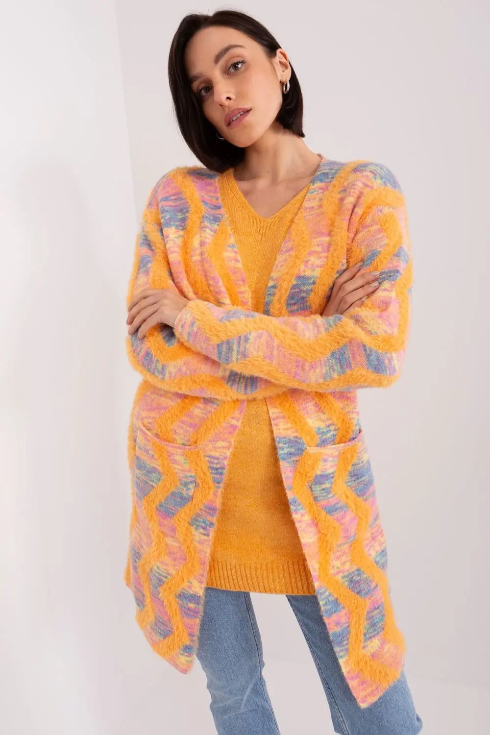 Cardigan orange