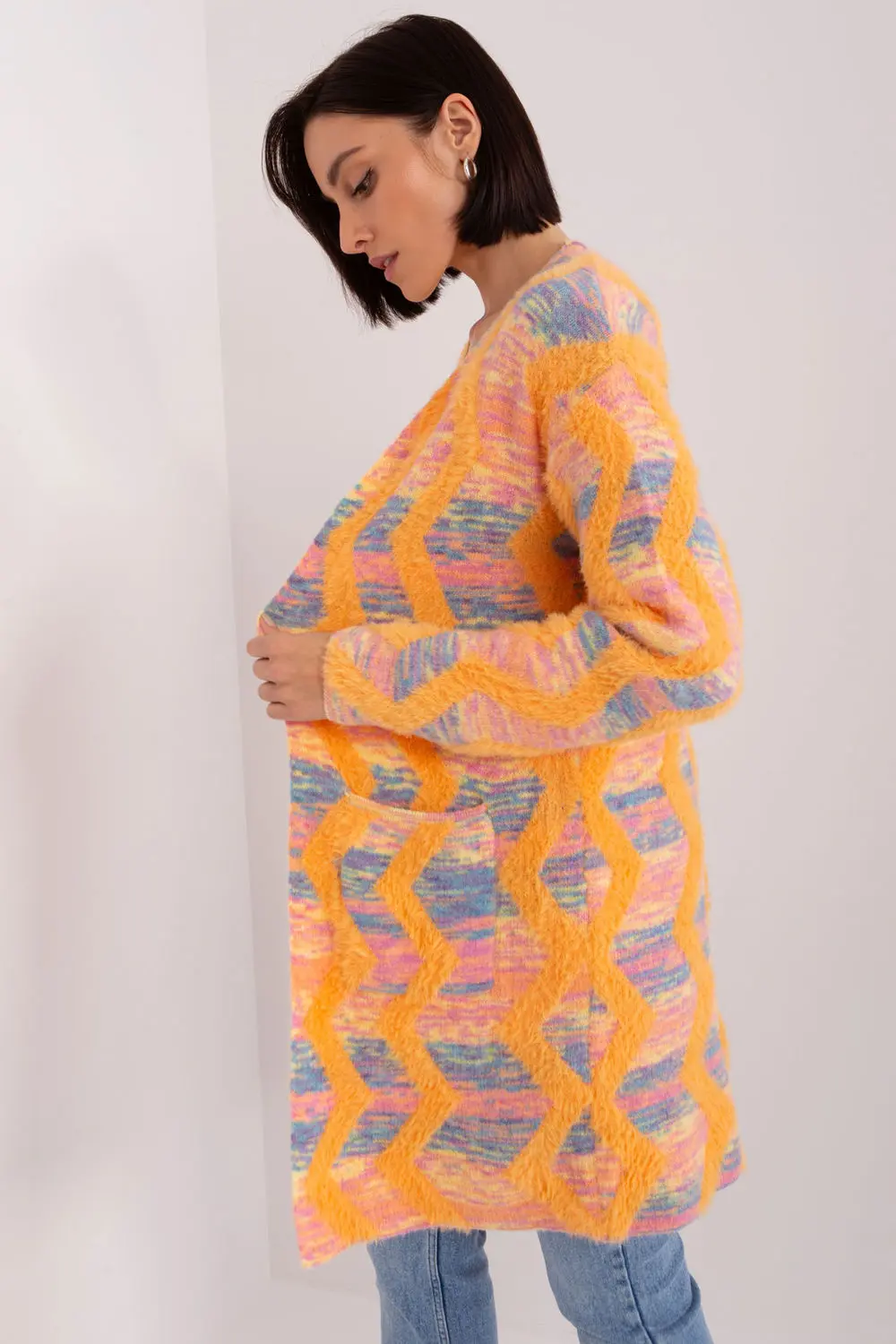 Cardigan orange – Image 2