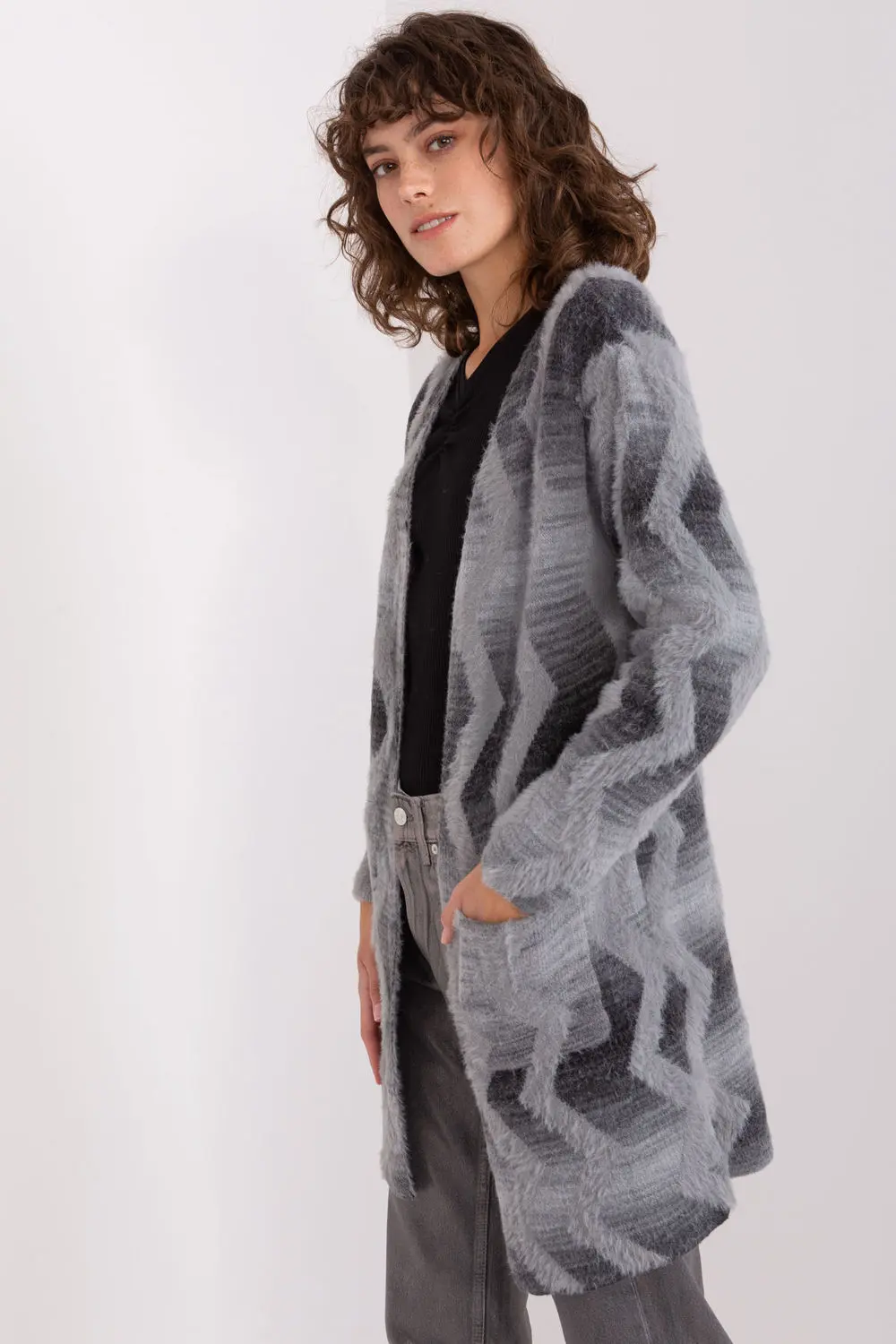 Cardigan gris – Image 2