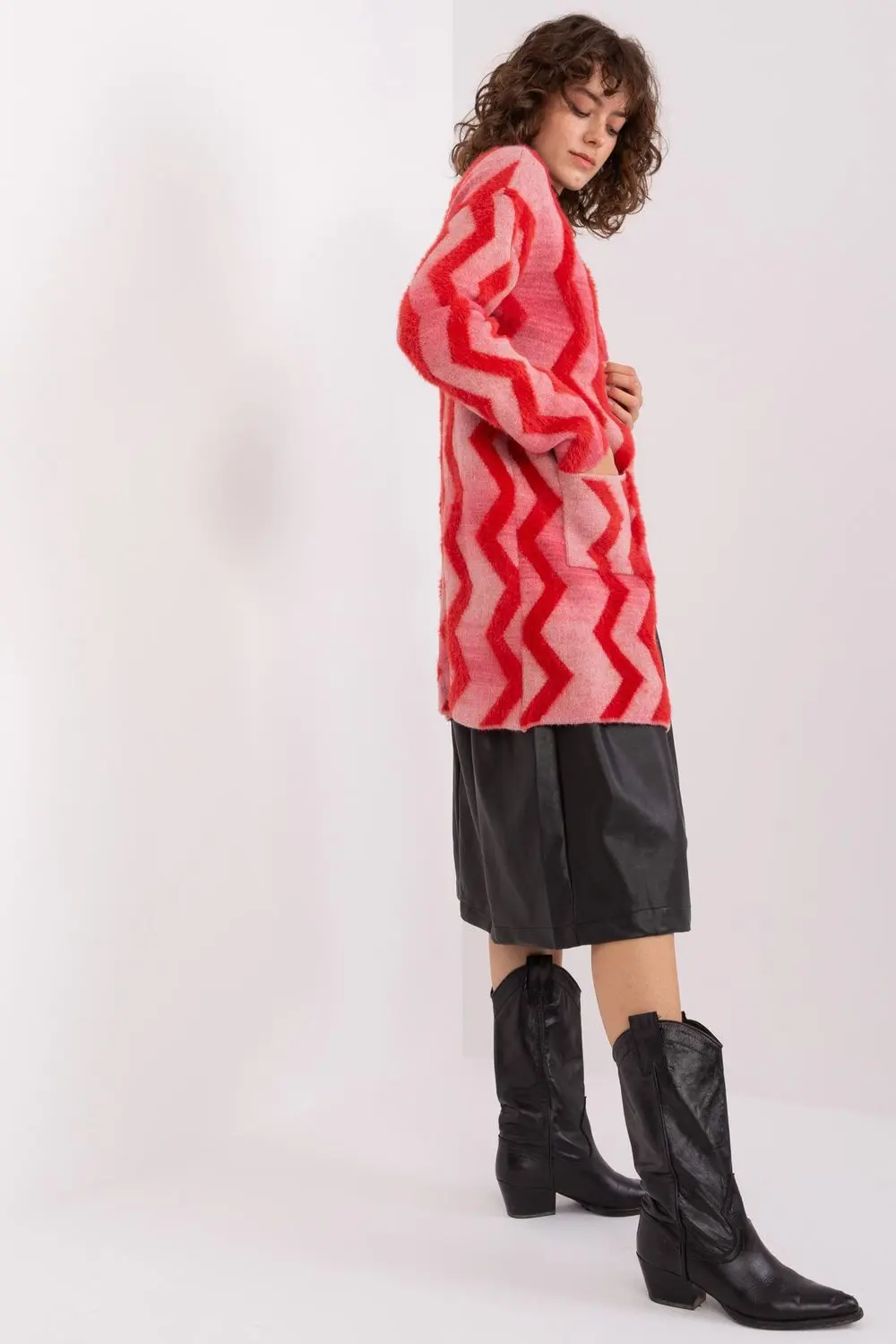 Cardigan rouge – Image 2