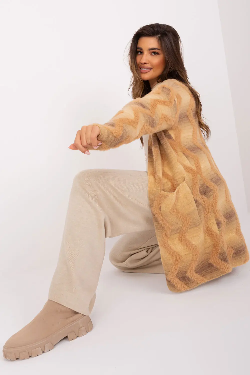 Cardigan beige – Image 2