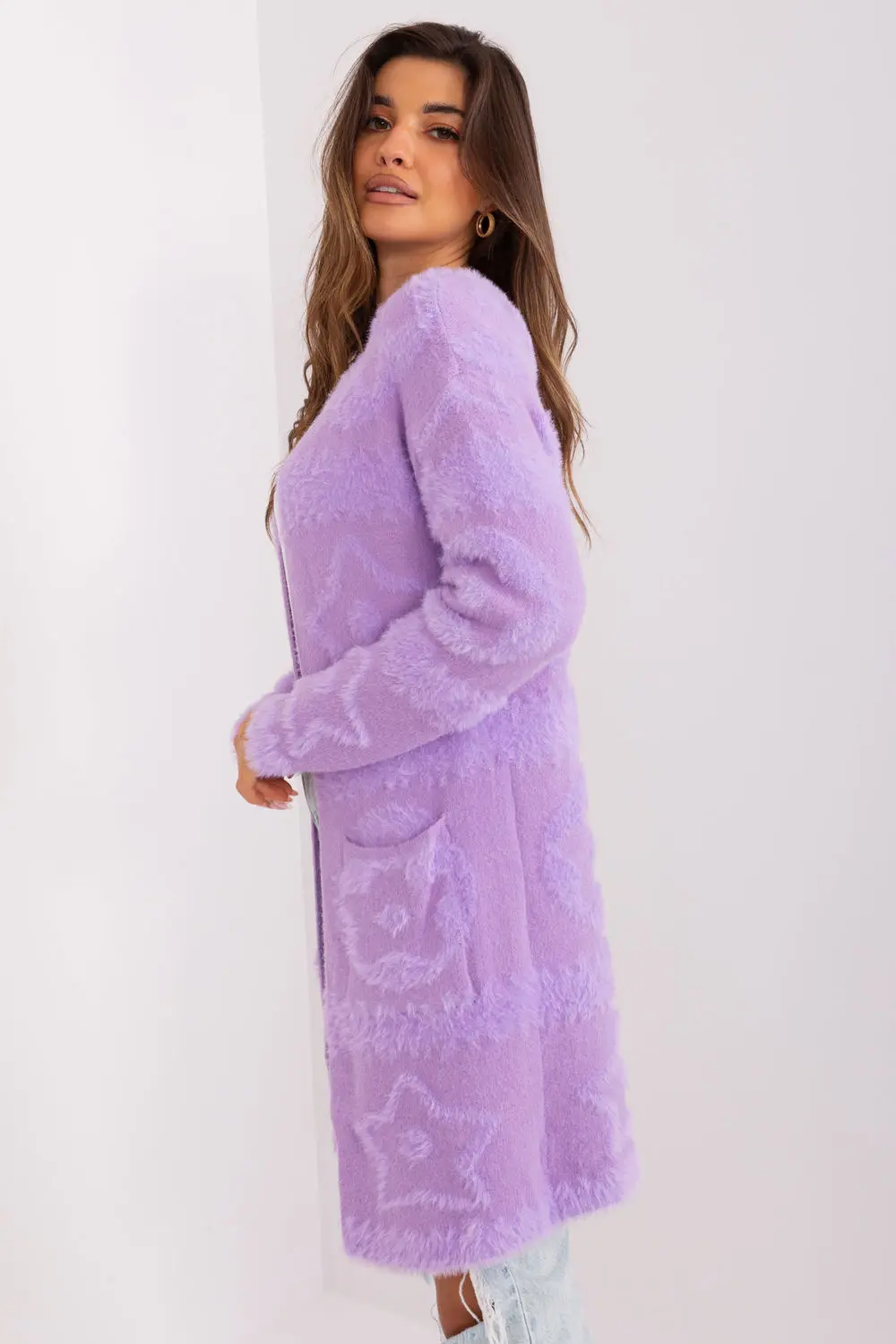 Cardigan oversize violet – Image 2