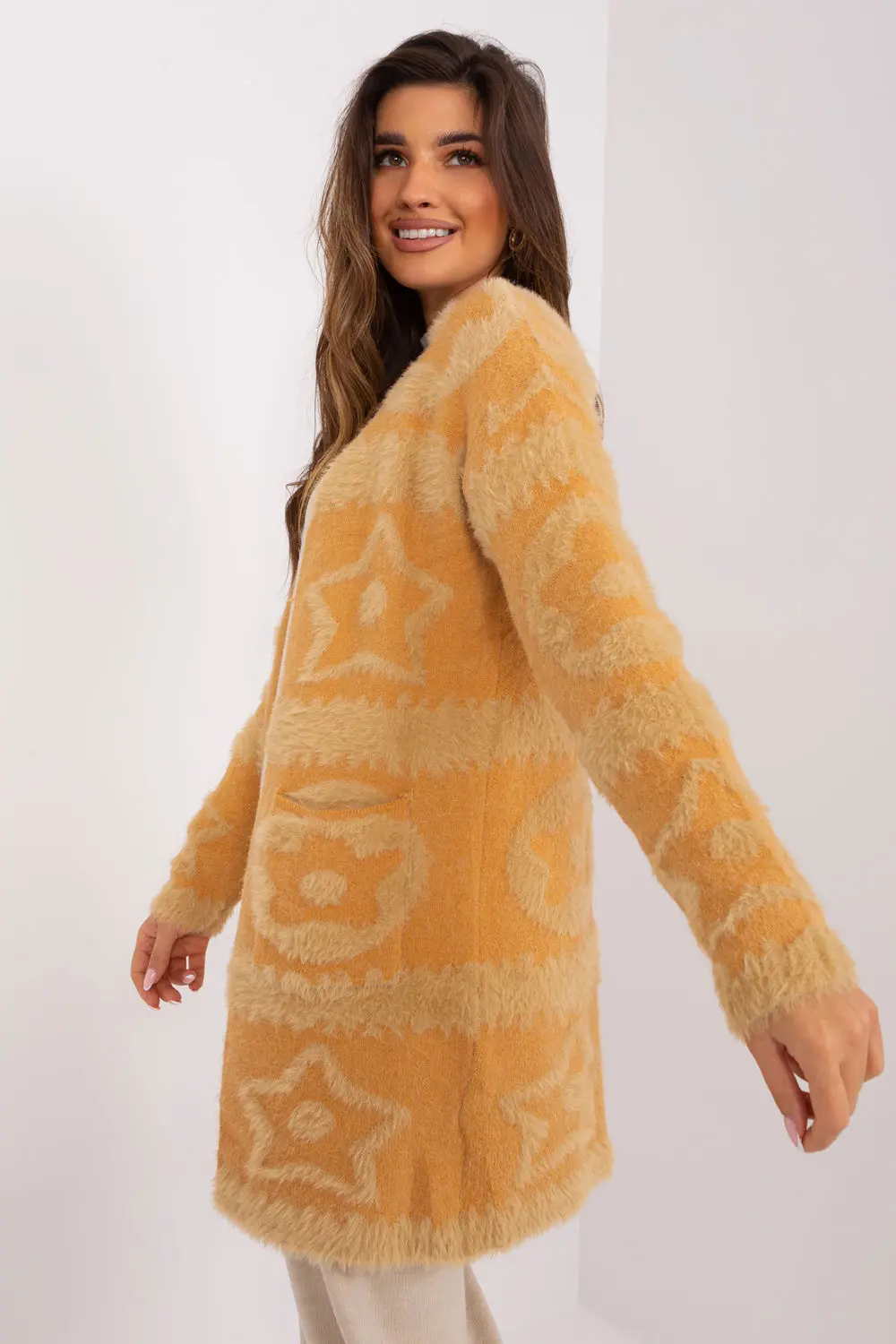 Cardigan oversize brun – Image 2