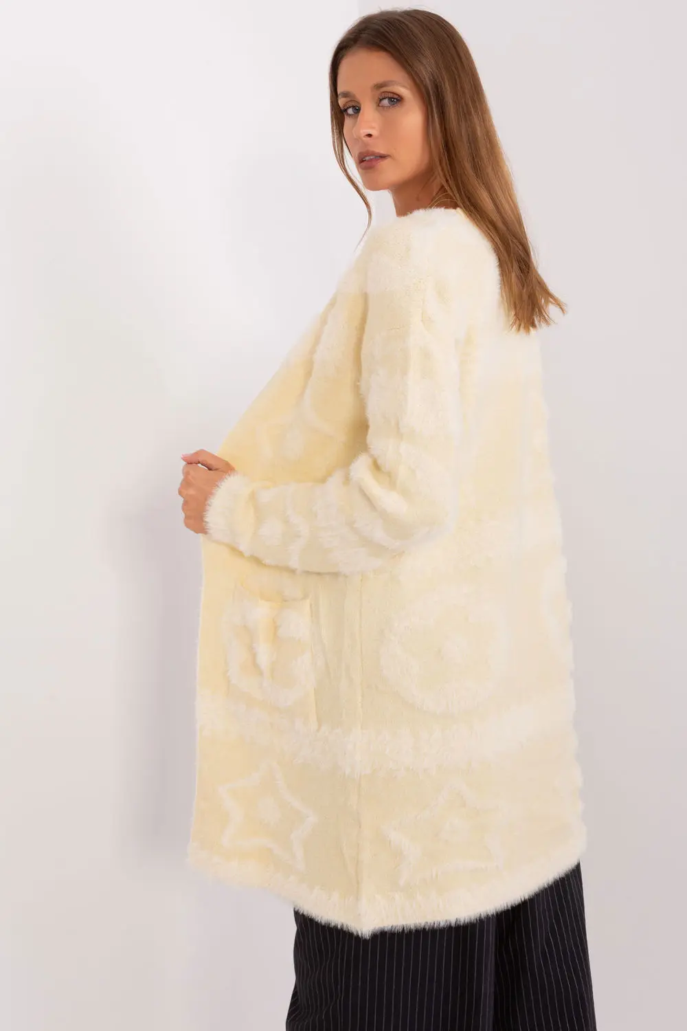 Cardigan oversize beige – Image 3