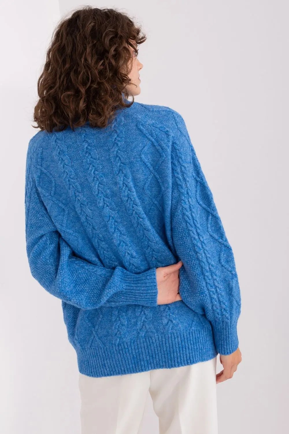 Col roulé bleu – Image 3