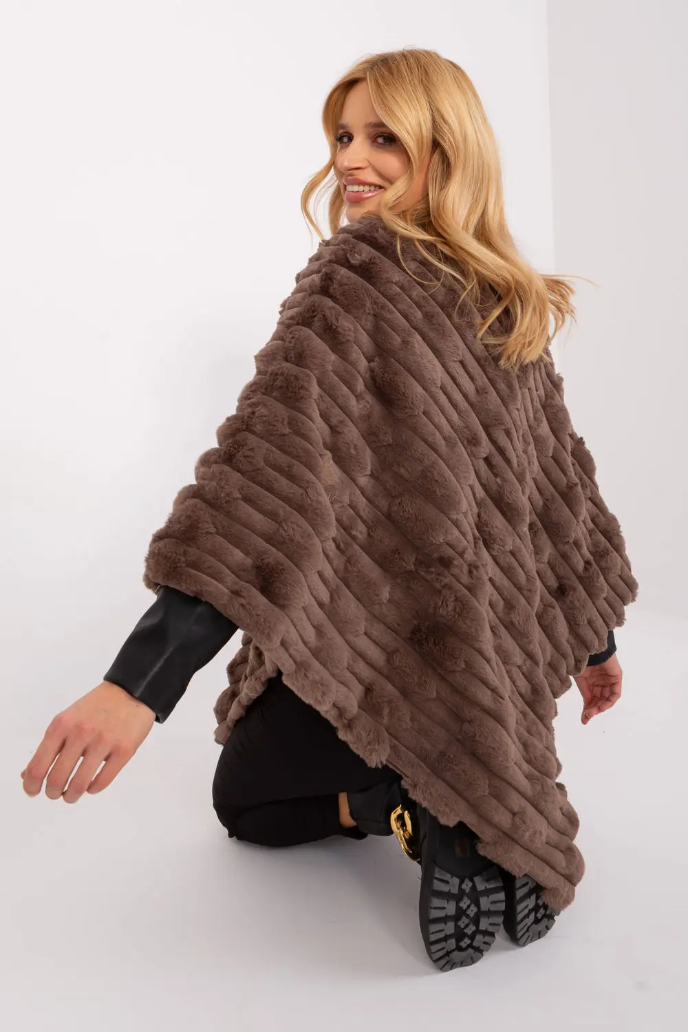 Poncho brun – Image 3