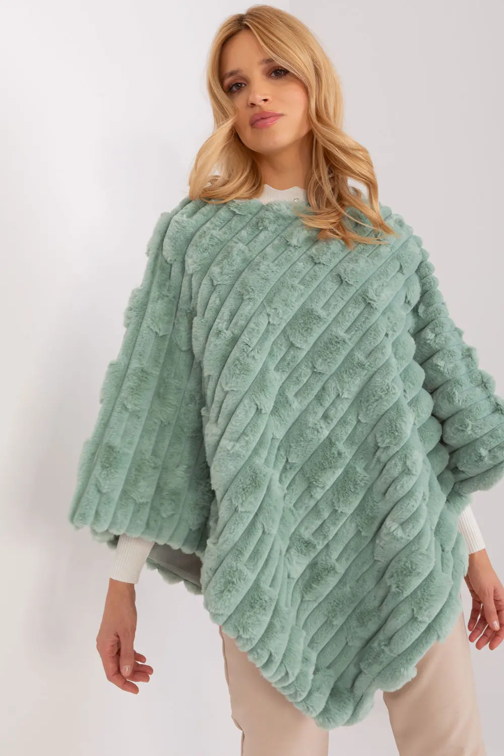 Poncho vert