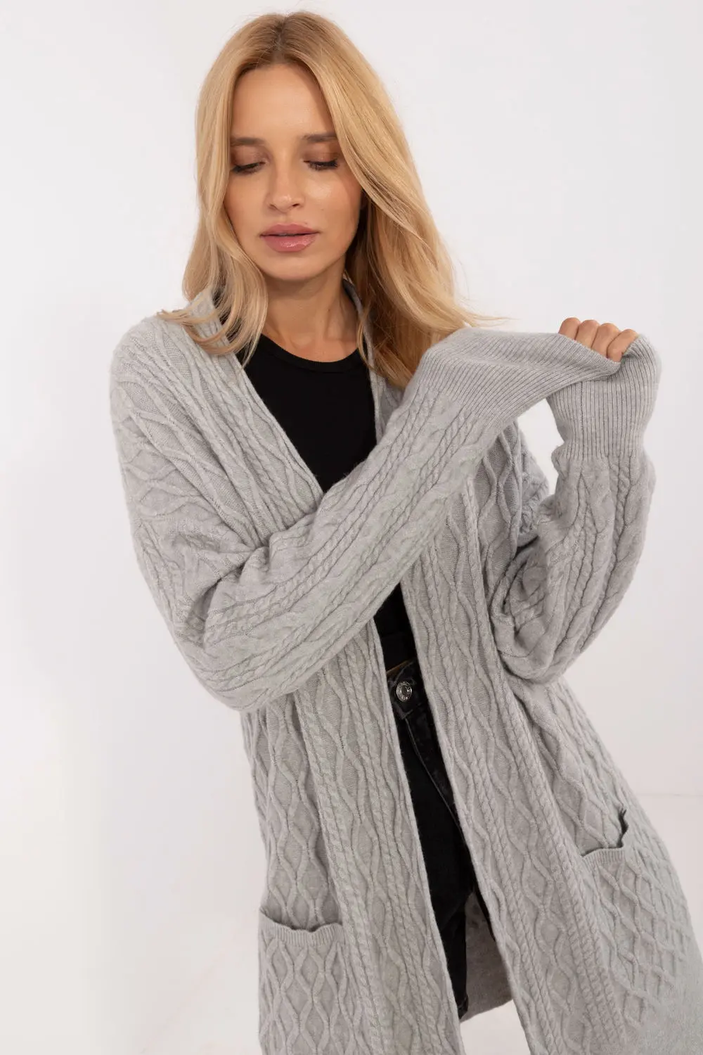 Cardigan gris