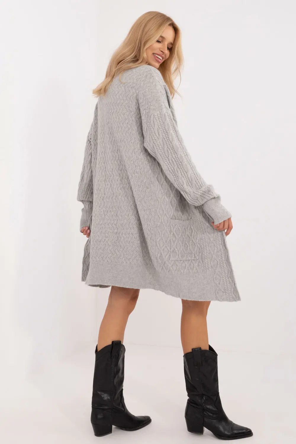 Cardigan gris – Image 3