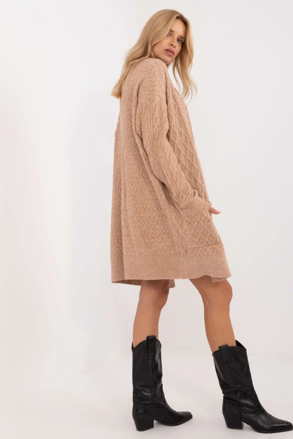 Cardigan brun – Image 2