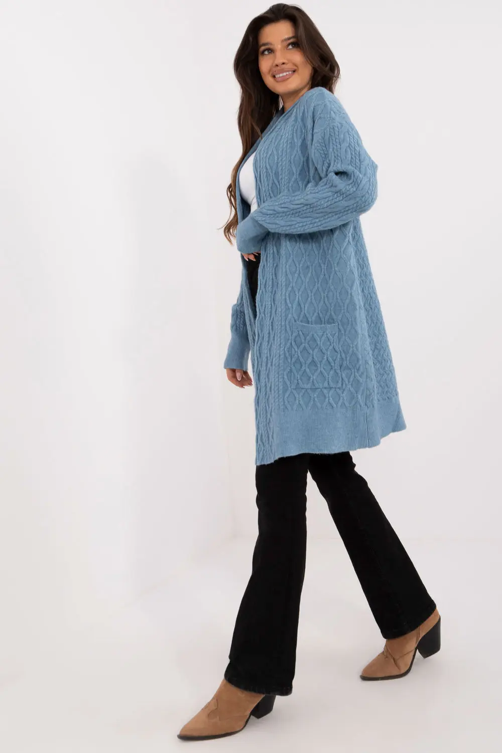 Cardigan bleu – Image 2