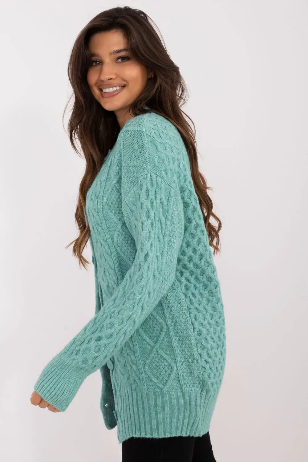 Cardigan vert – Image 3
