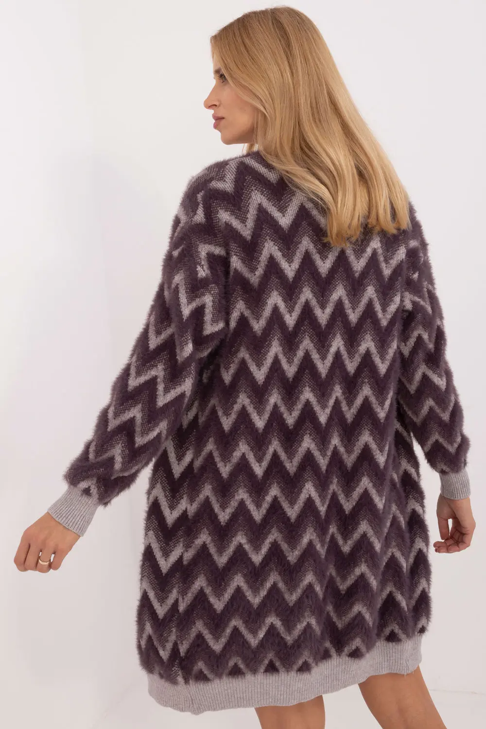Cardigan violet – Image 3