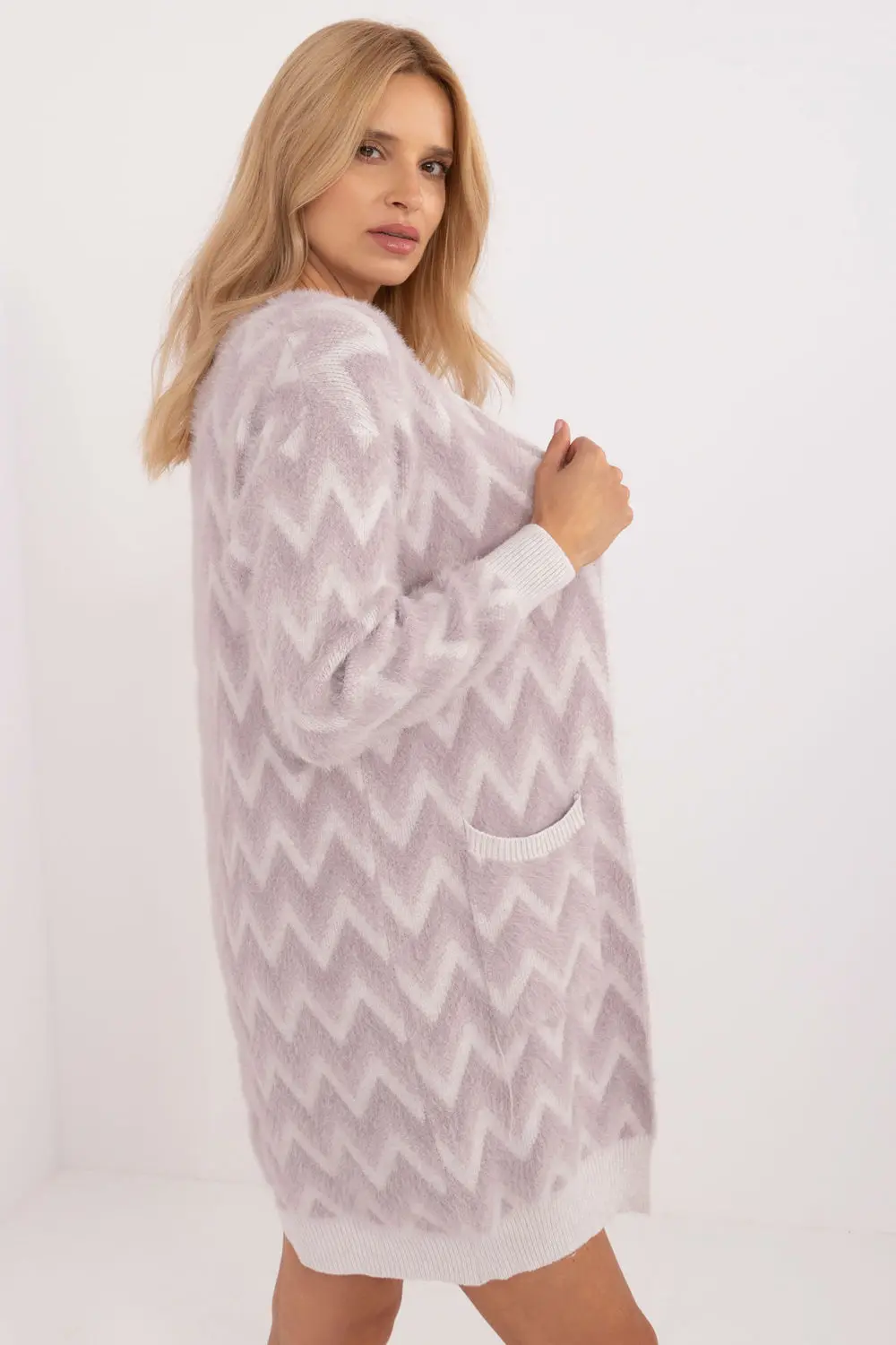 Cardigan violet – Image 2
