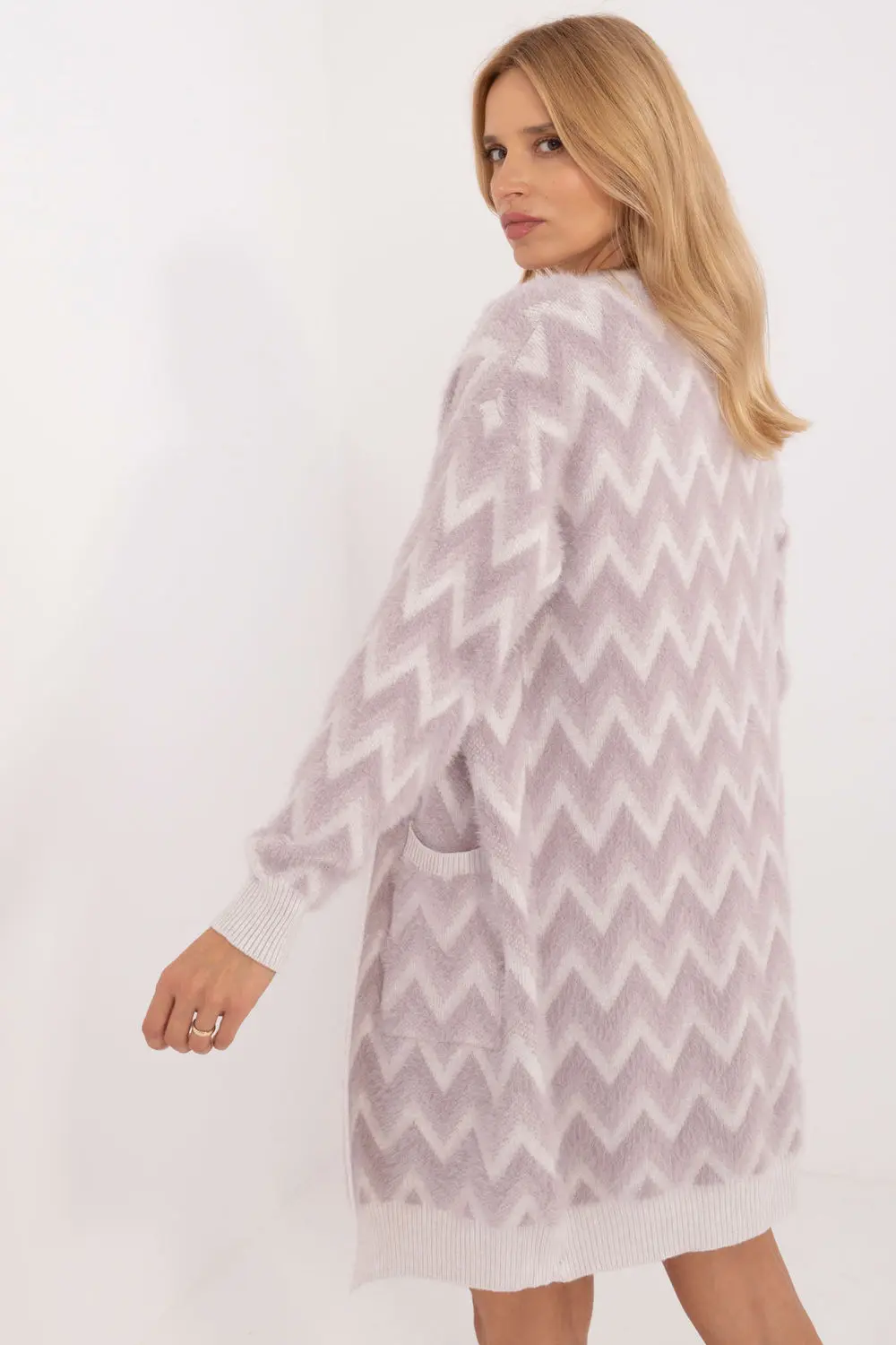 Cardigan violet – Image 3
