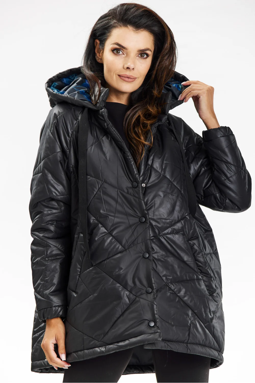 Veste noire à capuche – Image 4