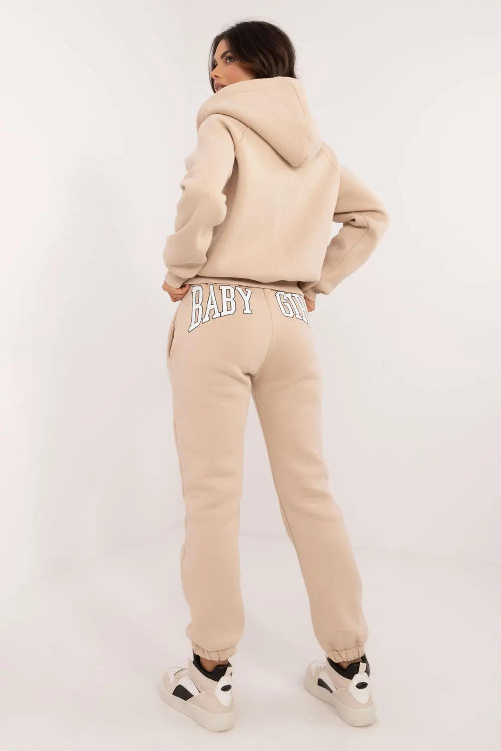 Ensemble sweat beige imprimé – Image 3