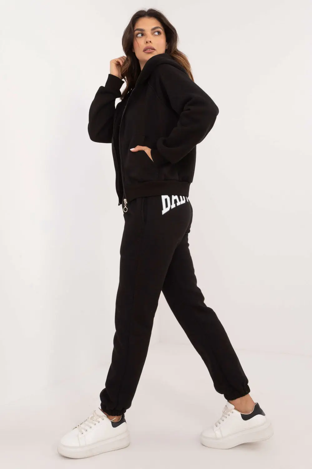 Ensemble sweat noir imprimé – Image 2