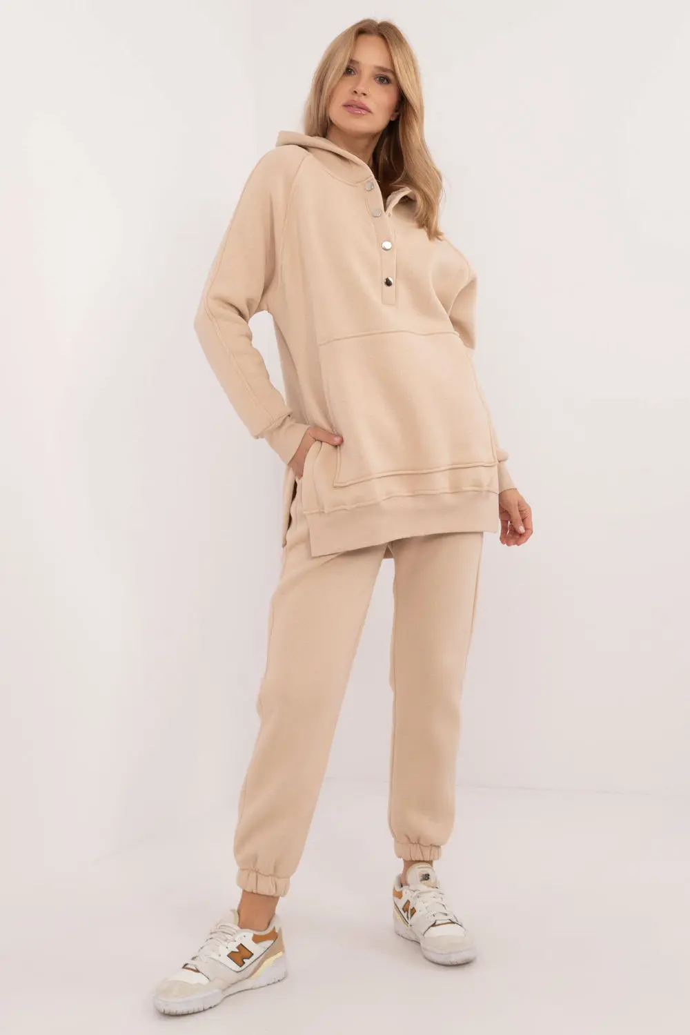 Ensemble sweat beige