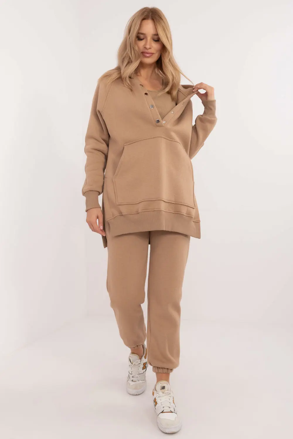 Ensemble sweat beige