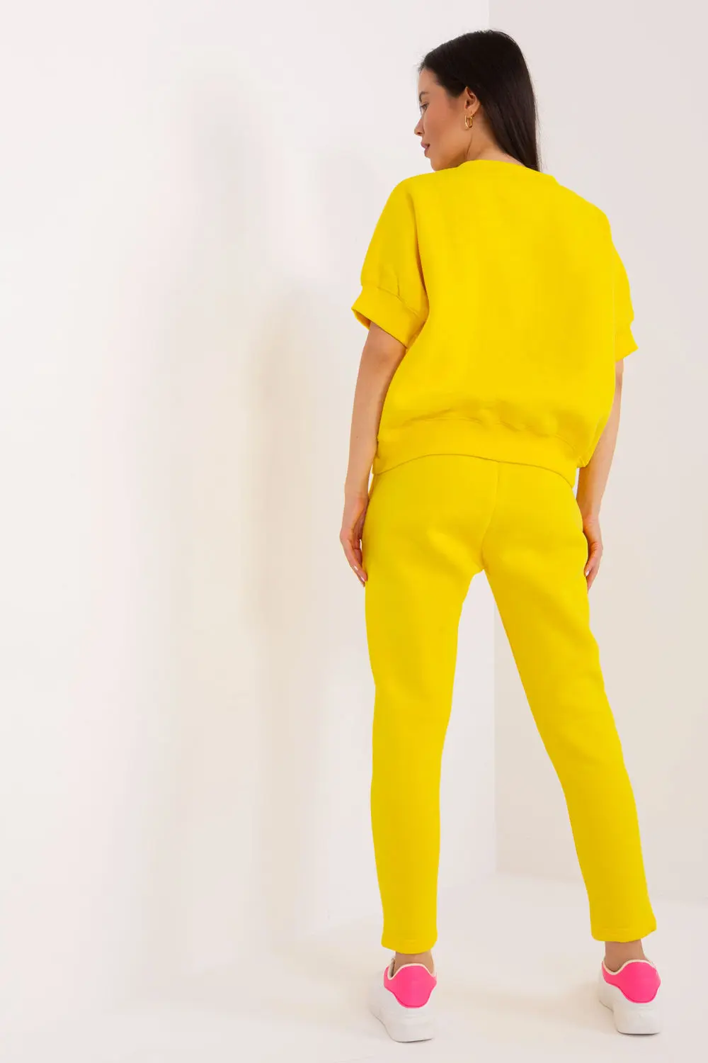 Ensemble sweat jaune imprimé – Image 3