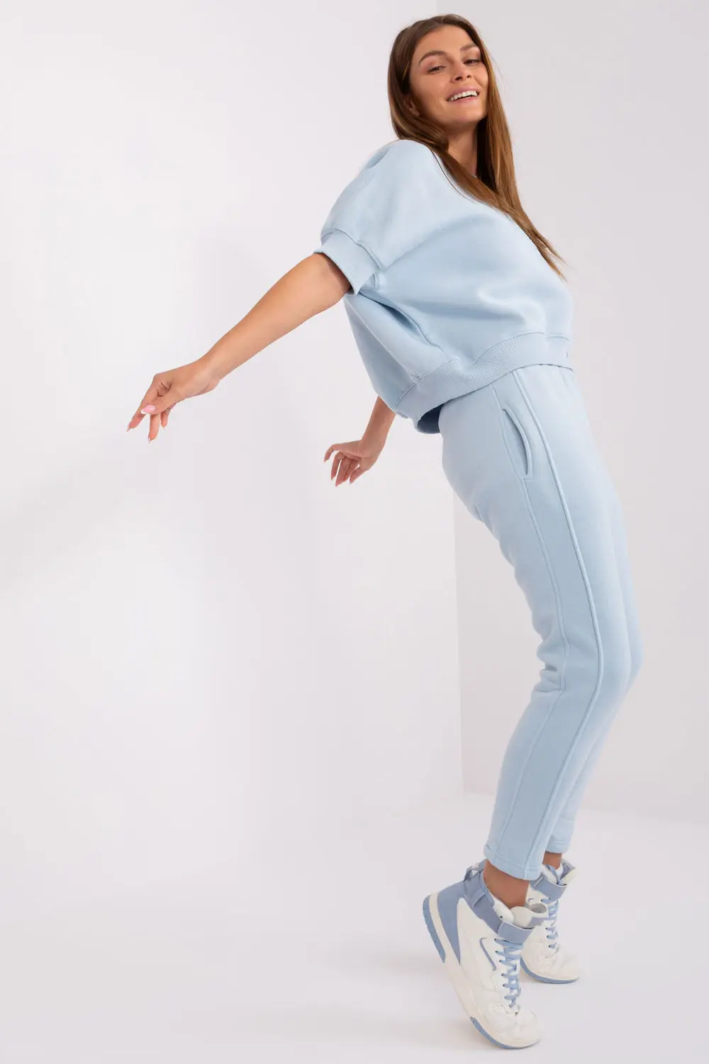 Ensemble sweat bleu imprimé – Image 3