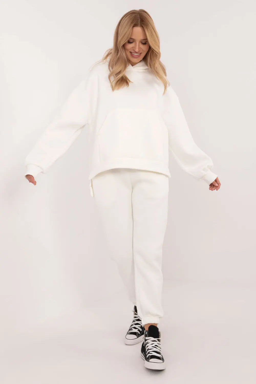 Ensemble sweat beige