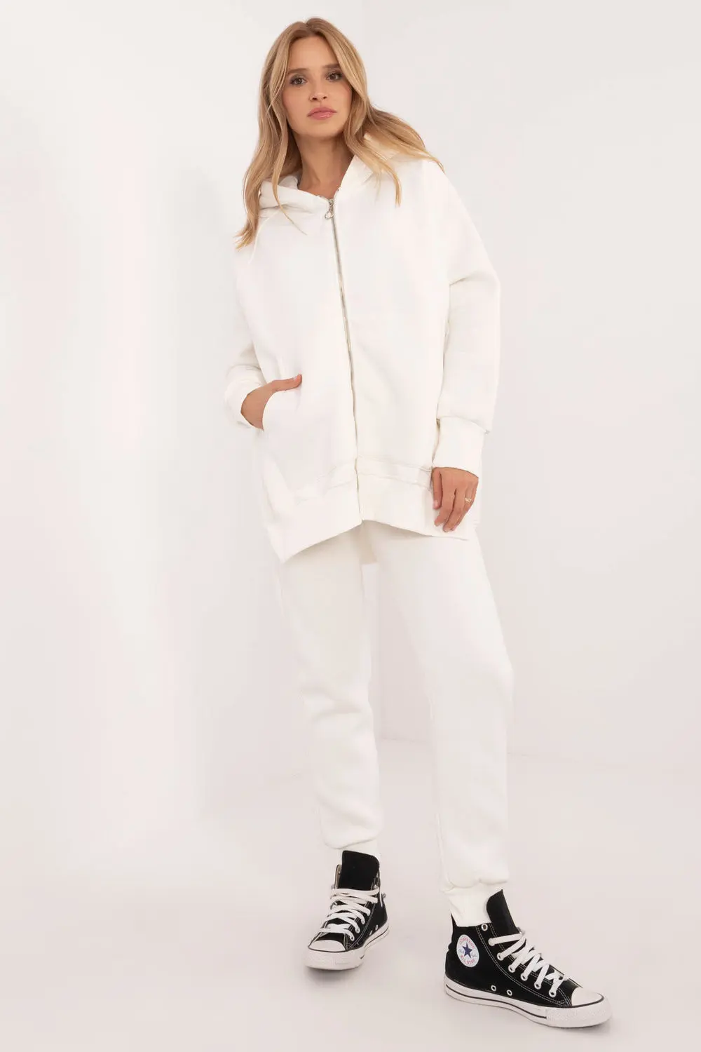 Ensemble sweat beige