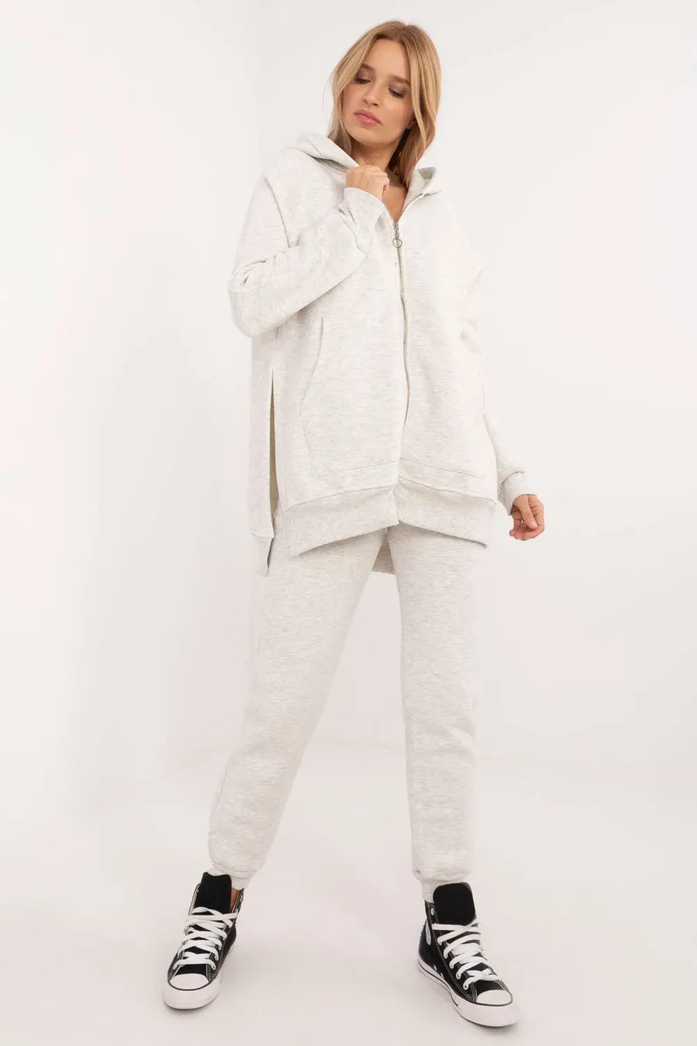 Ensemble sweat gris