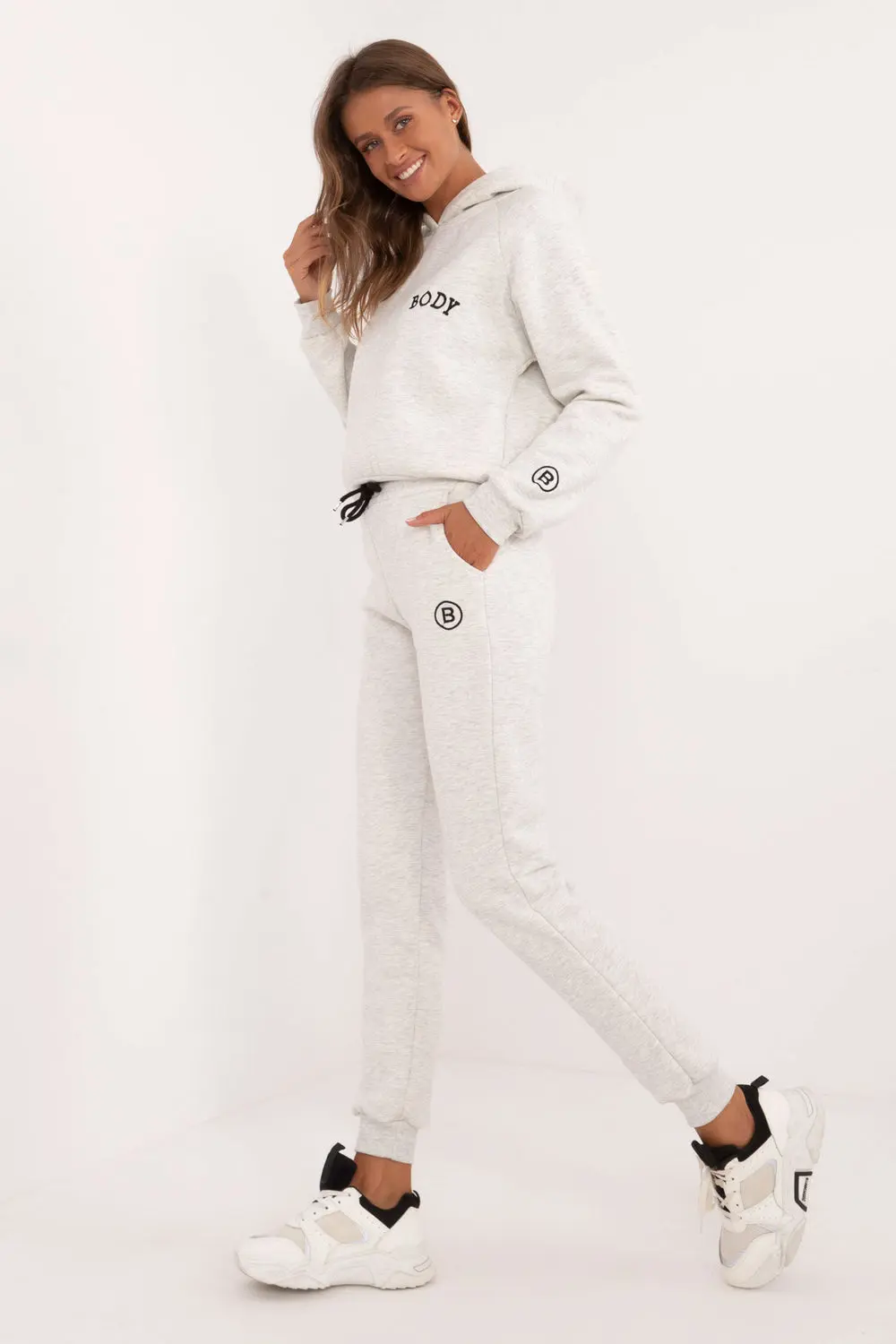 Ensemble sweat gris – Image 2