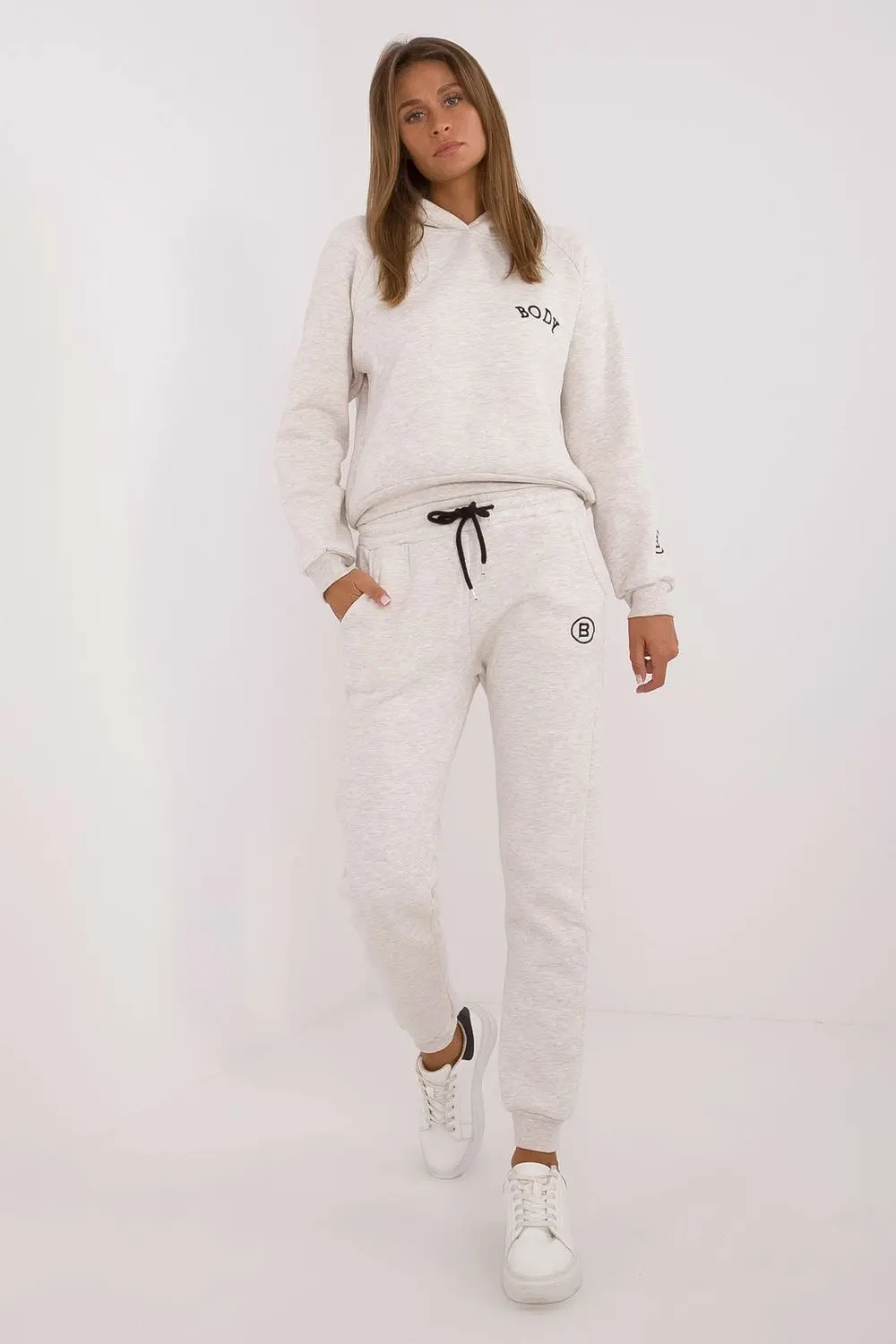 Ensemble sweat beige