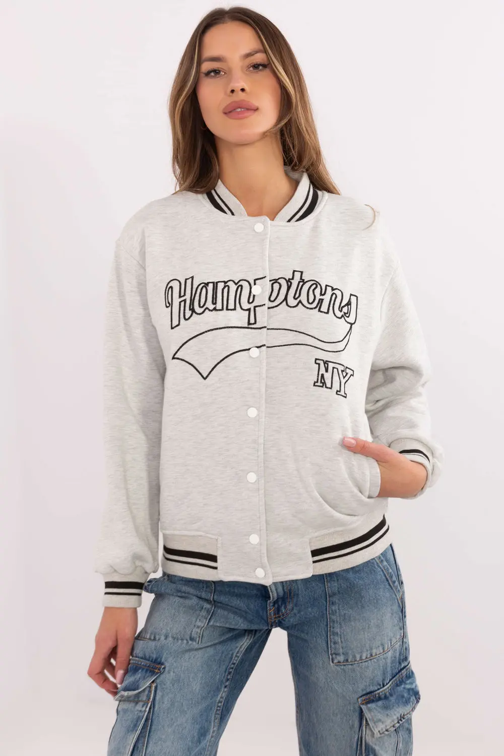 Sweatshirt gris en coton