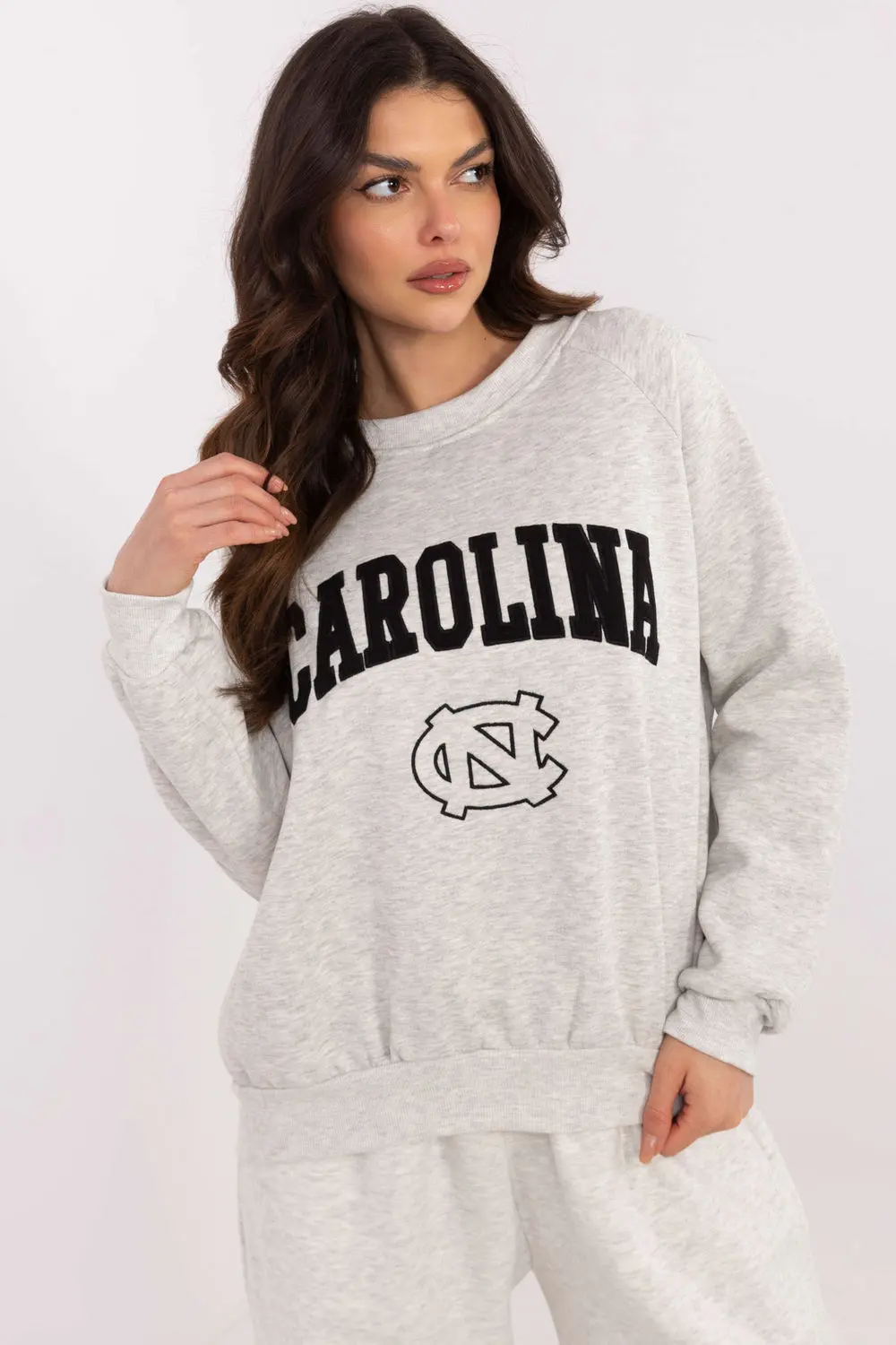 Sweatshirt gris en coton