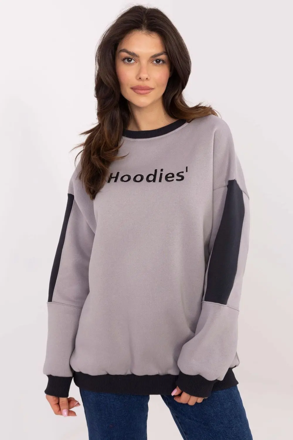 Sweatshirt gris en coton