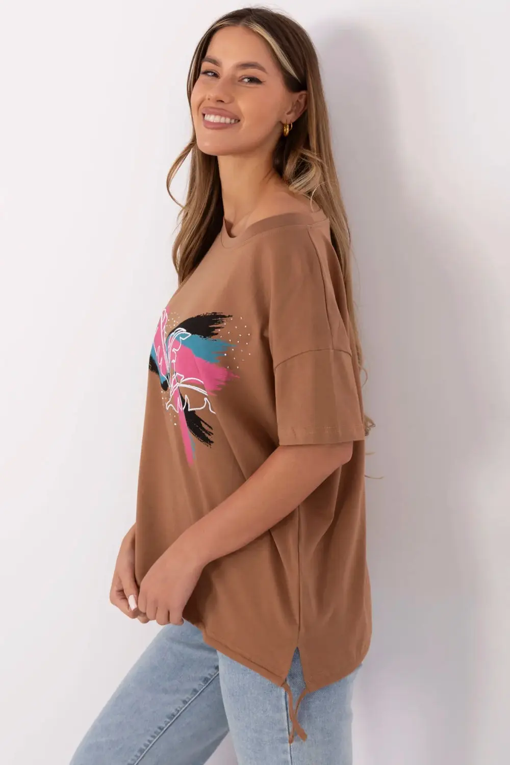 T-shirt brun – Image 2