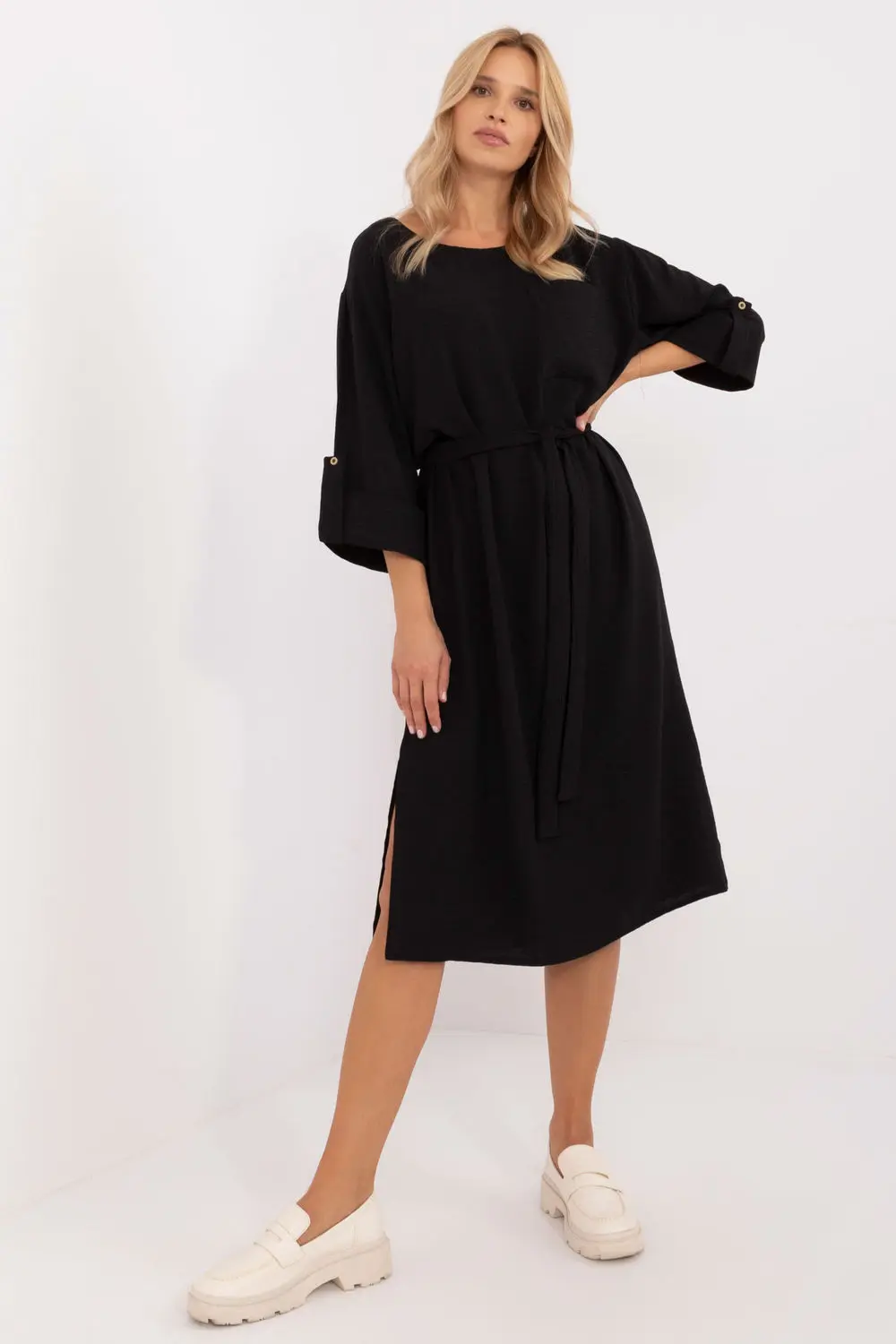 Robe midi noire