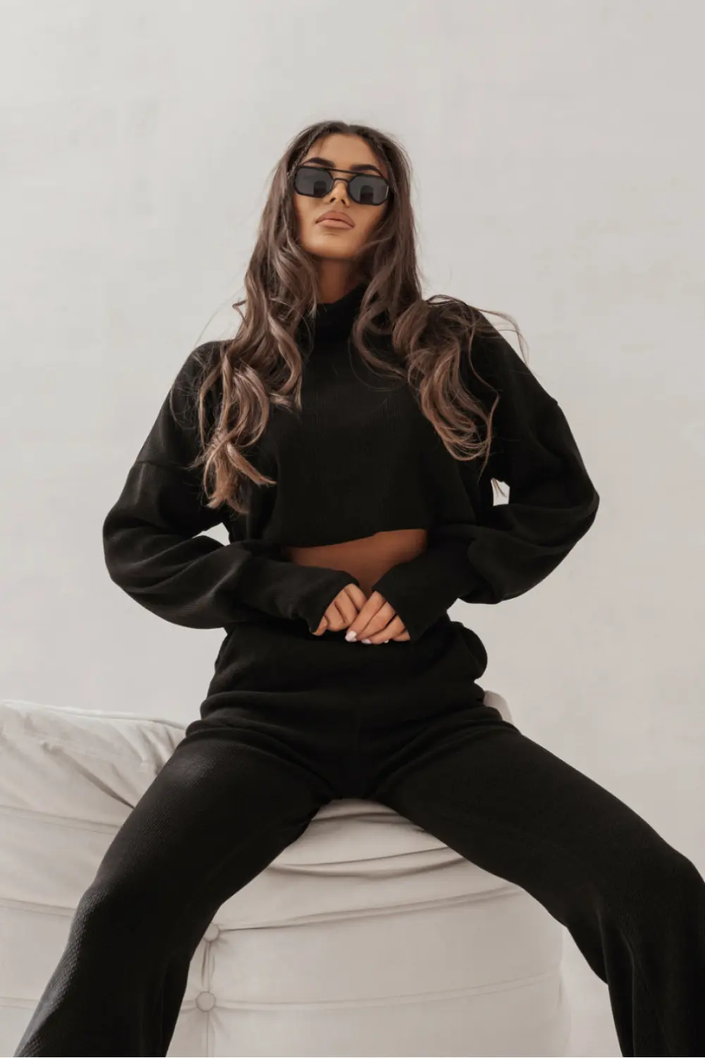 Ensemble sweat noir