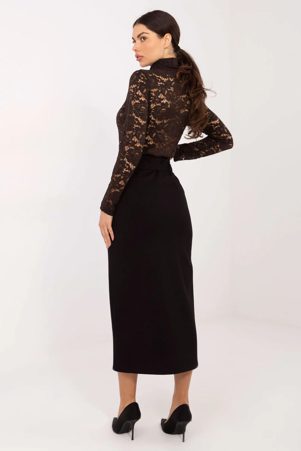 Jupe midi noire – Image 3