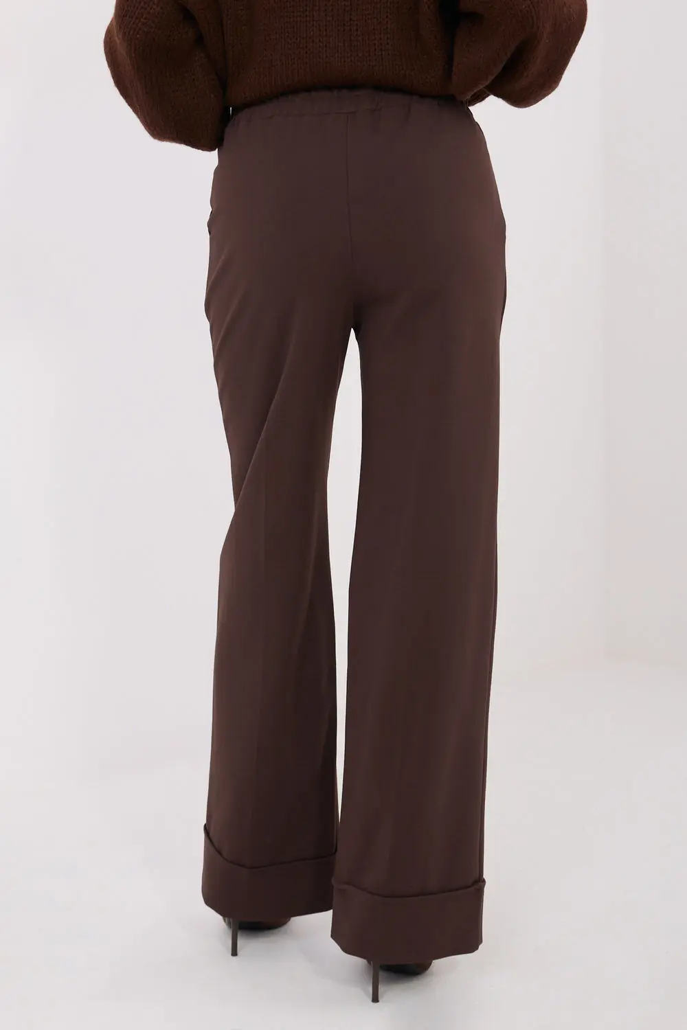 Pantalon large brun – Image 3