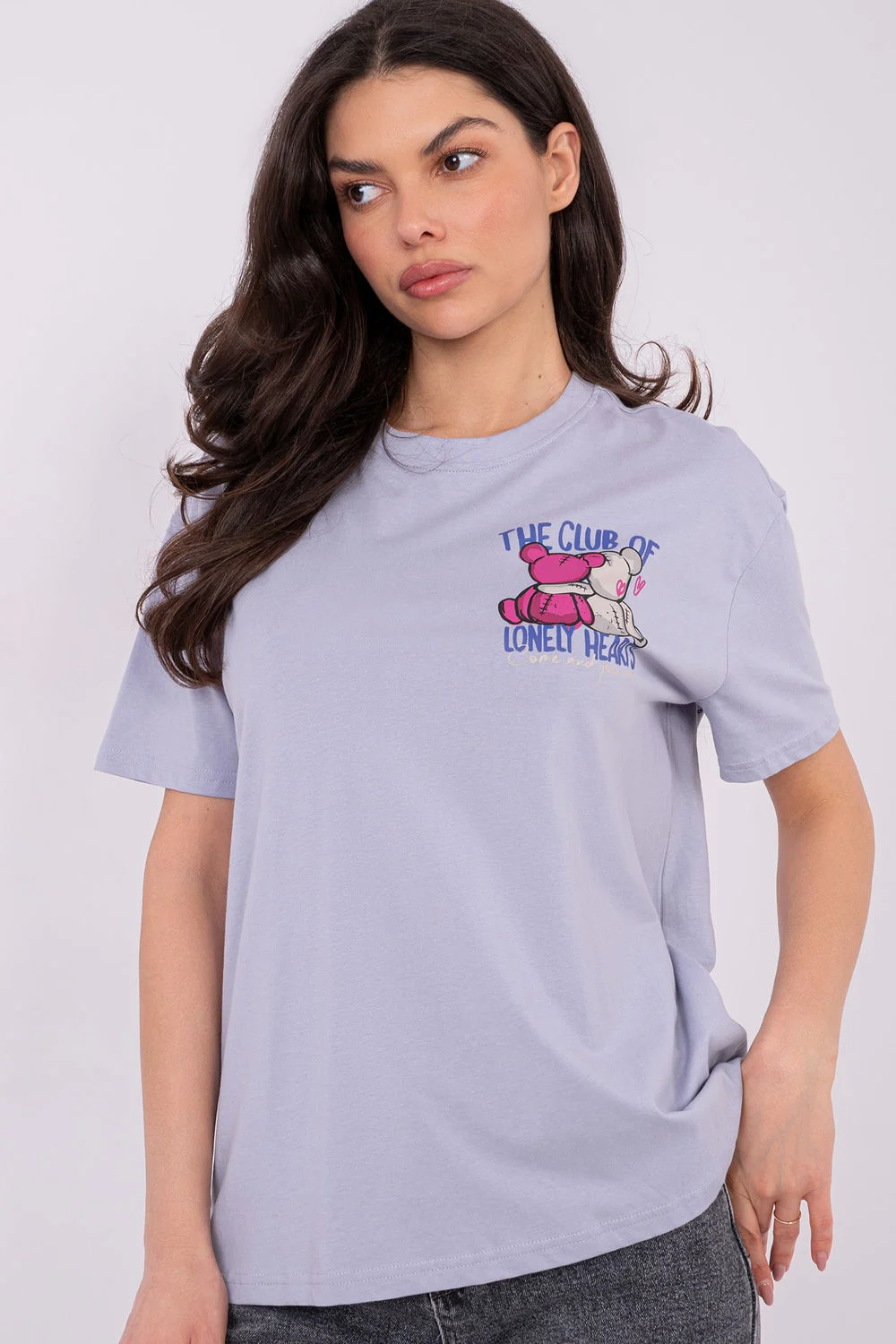 T-shirt violet imprimé – Image 4