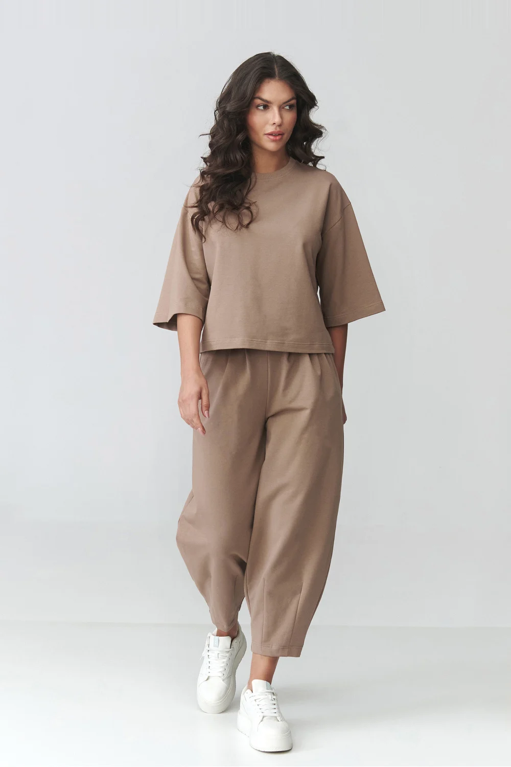 Ensemble sweat brun – Image 2