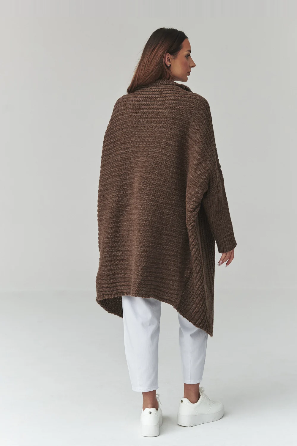 Cardigan oversize brun – Image 3