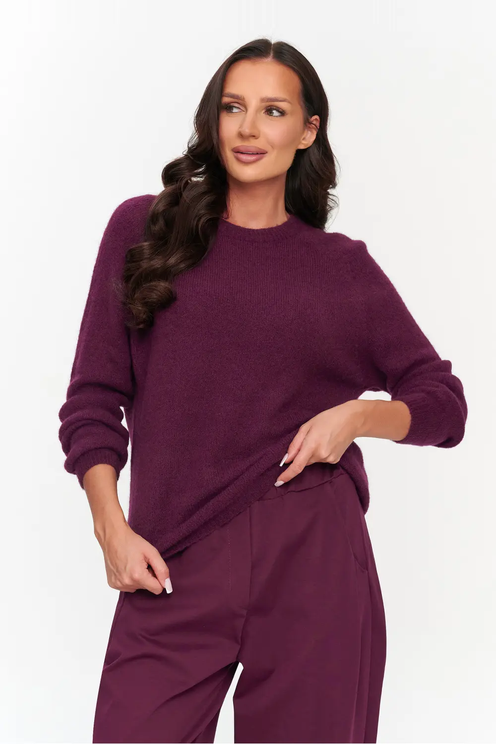 Chandail oversize rouge