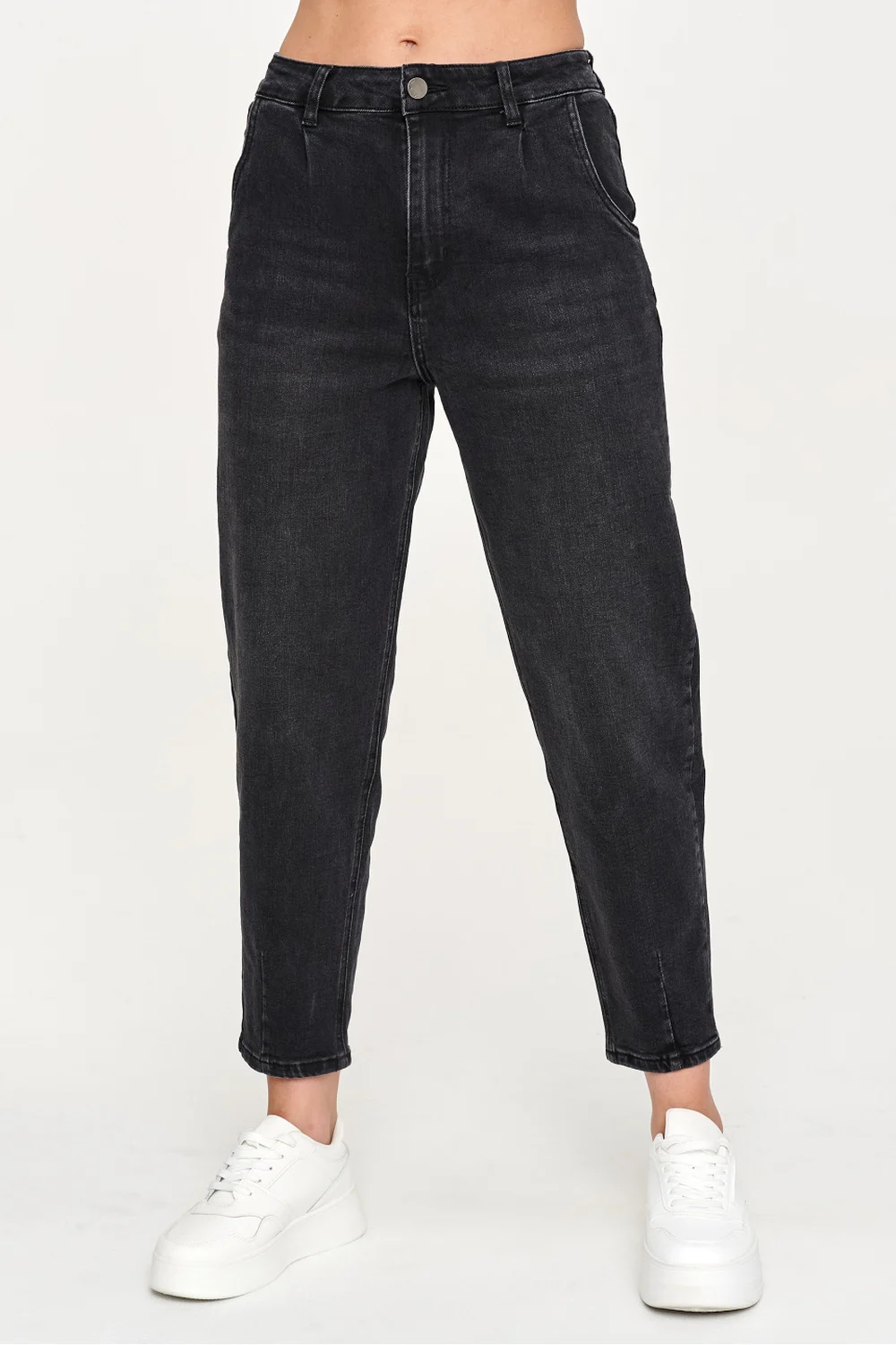 Jean mom fit noir