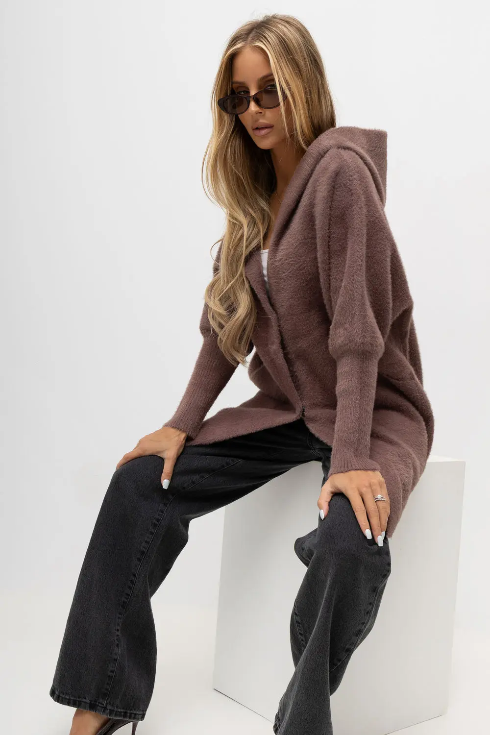Manteau violet à capuche – Image 4