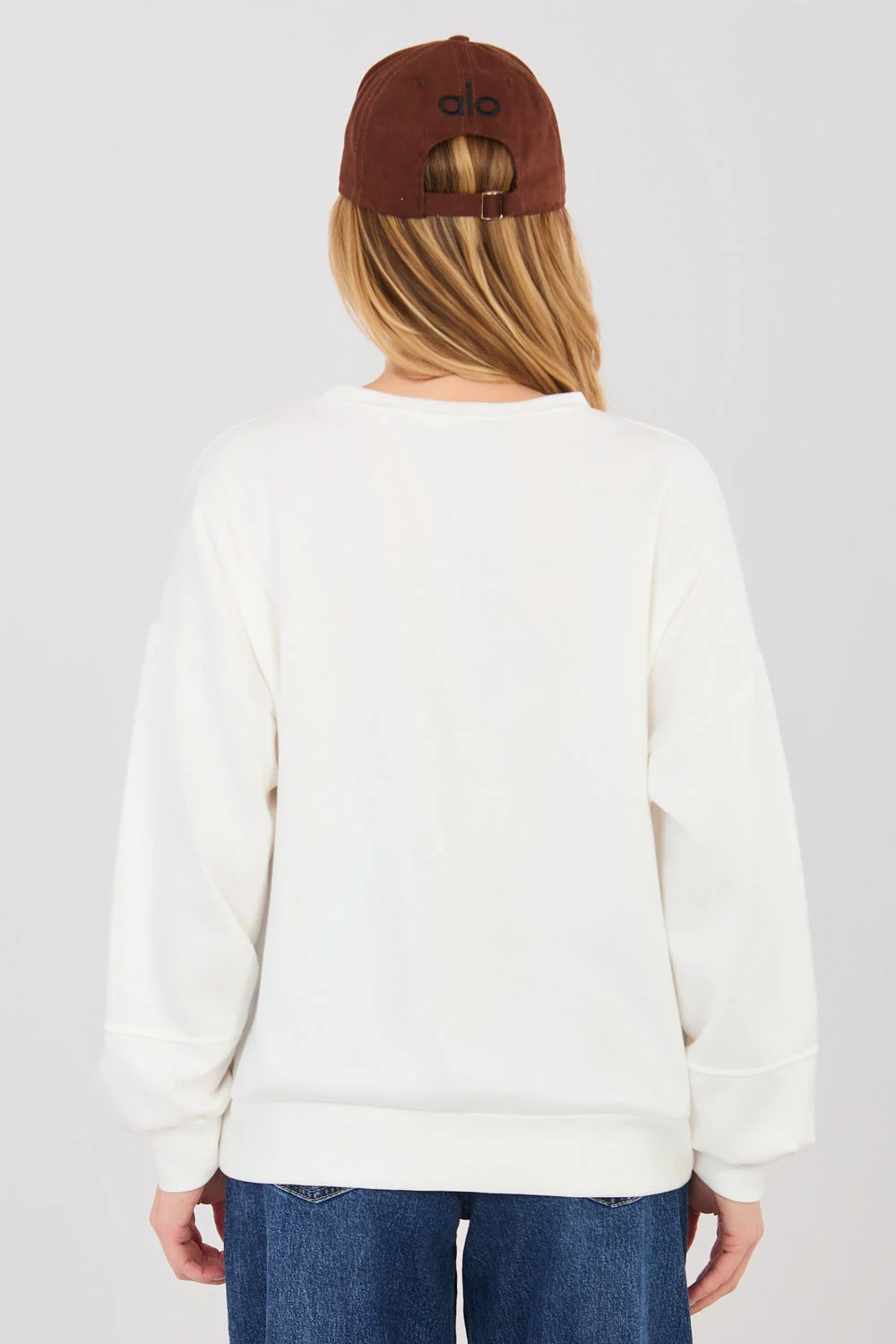 Sweatshirt beige à manches longues – Image 3