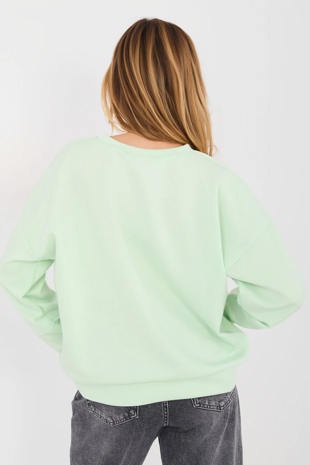 Sweatshirt vert à manches longues – Image 3