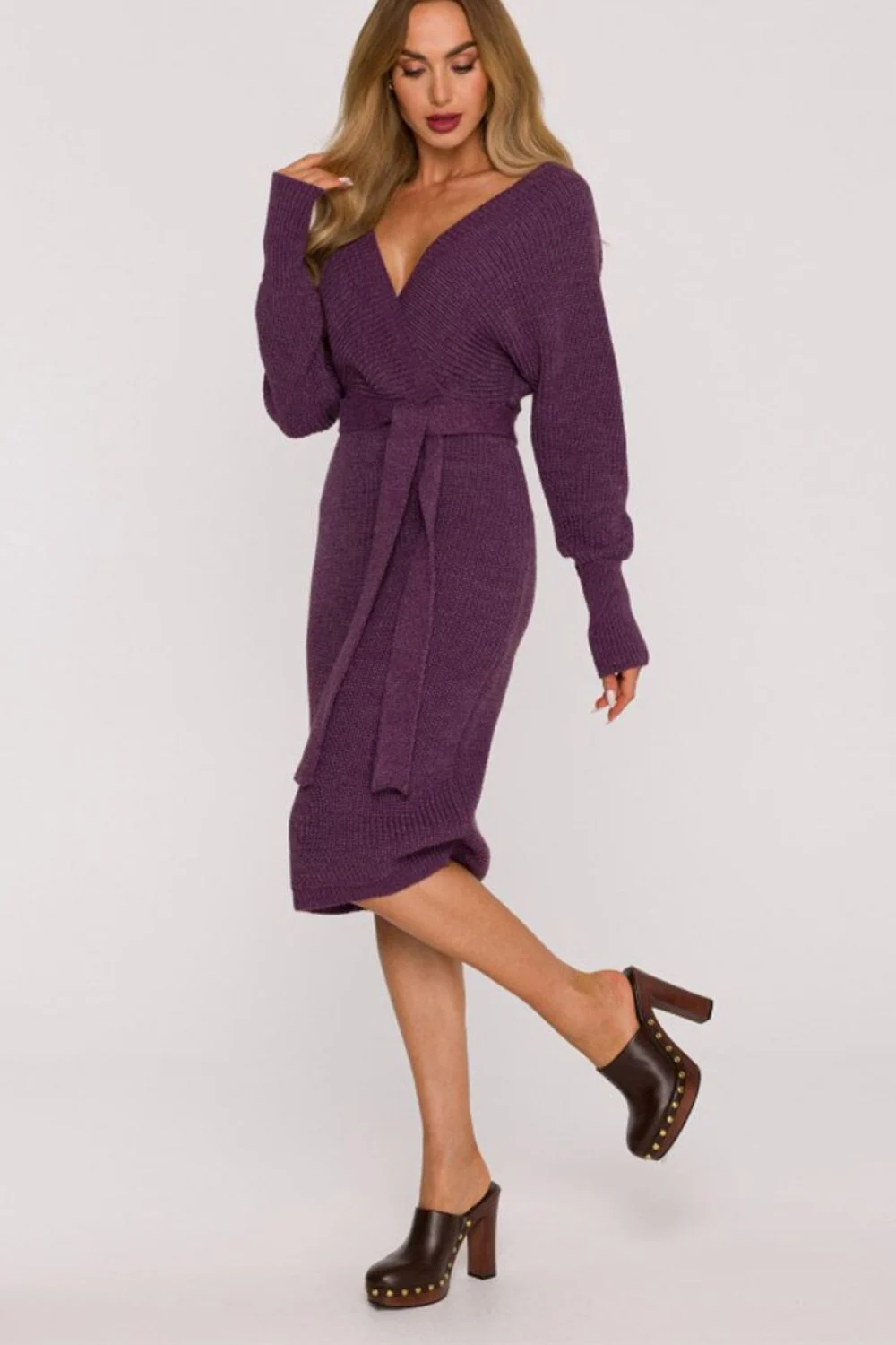 Robe pull violette – Image 2